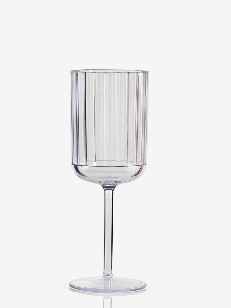 Clear Hollis Plastic Picnic Drinkware Set of 4 Wine Glasses - Image 5 of 5 Clear Hollis Plastic Picnic Drinkware Set of 4 Wine Glasses - Image 5 of 5