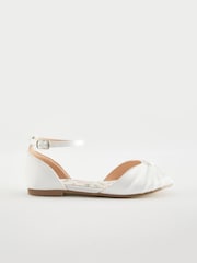 Ivory White Bridesmaid Occasion Shoes - Image 2 of 5