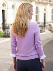 Pure Collection Cashmere V-Neck Sweater - Image 2 of 3