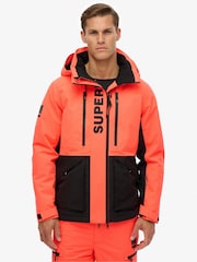 Superdry Orange Ultimate Freestyle Ski Jacket - Image 1 of 7