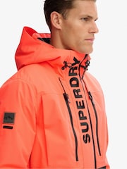 Superdry Orange Ultimate Freestyle Ski Jacket - Image 5 of 7