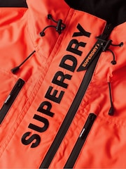 Superdry Orange Ultimate Freestyle Ski Jacket - Image 7 of 7