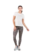 Ronhill Womens Cream Tech Short Sleeve Running T-Shirt - Image 2 of 4