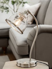 Brushed Chrome Gloucester Brushed Chrome Desk Lamp - Image 1 of 6