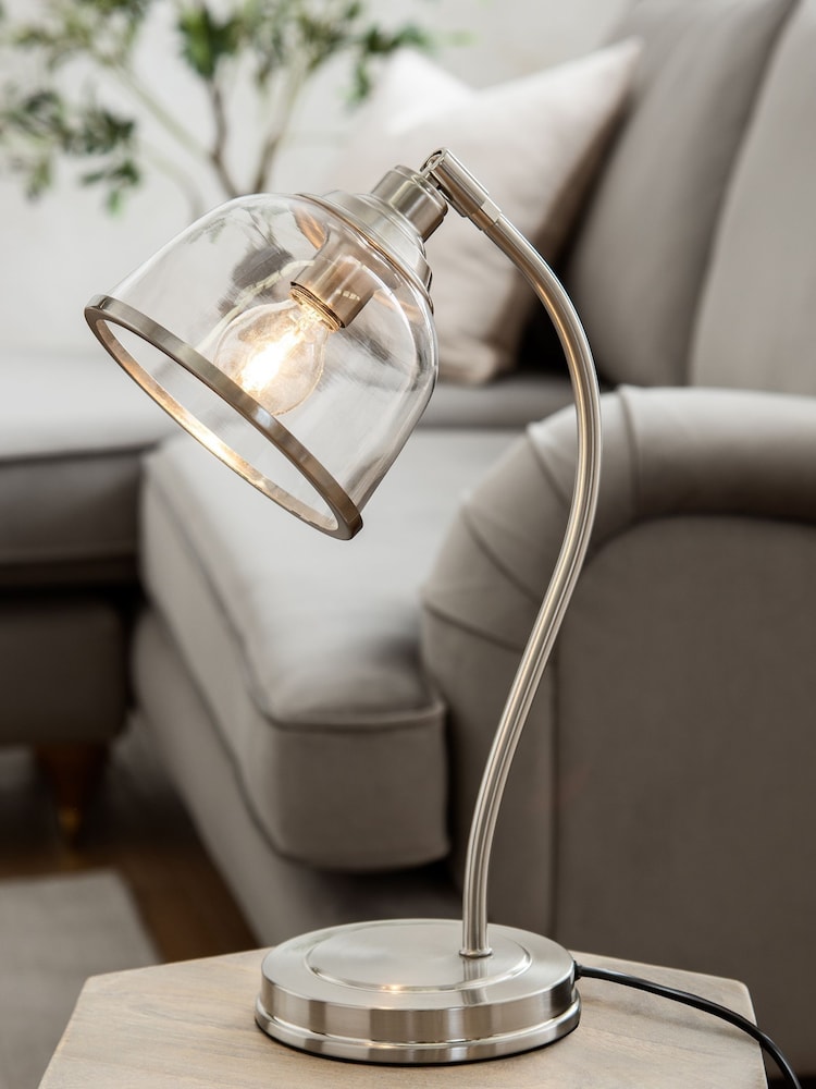 Brushed Chrome Gloucester Brushed Chrome Desk Lamp - Image 1 of 6