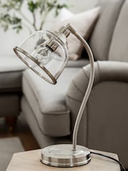 Brushed Chrome Gloucester Brushed Chrome Desk Lamp - Image 2 of 6