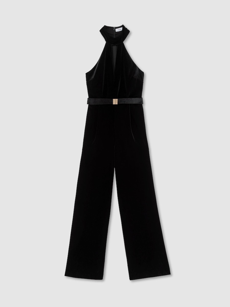 Reiss Black Jodie Petite Jumpsuit - Image 2 of 9 Reiss Black Jodie Petite Jumpsuit - Image 2 of 9