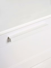 White Flynn 3 Drawer Chest of Drawers - Image 6 of 9