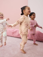 Neutral Character Printed Snuggle Pyjamas 3 Pack (9mths-12yrs) - Image 4 of 11