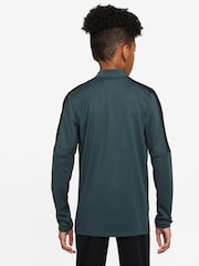 Dunkelgrün - Nike Dri-FIT Academy Trainingsoberteil mit kurzem Reißverschluss - Bild 2 von 3