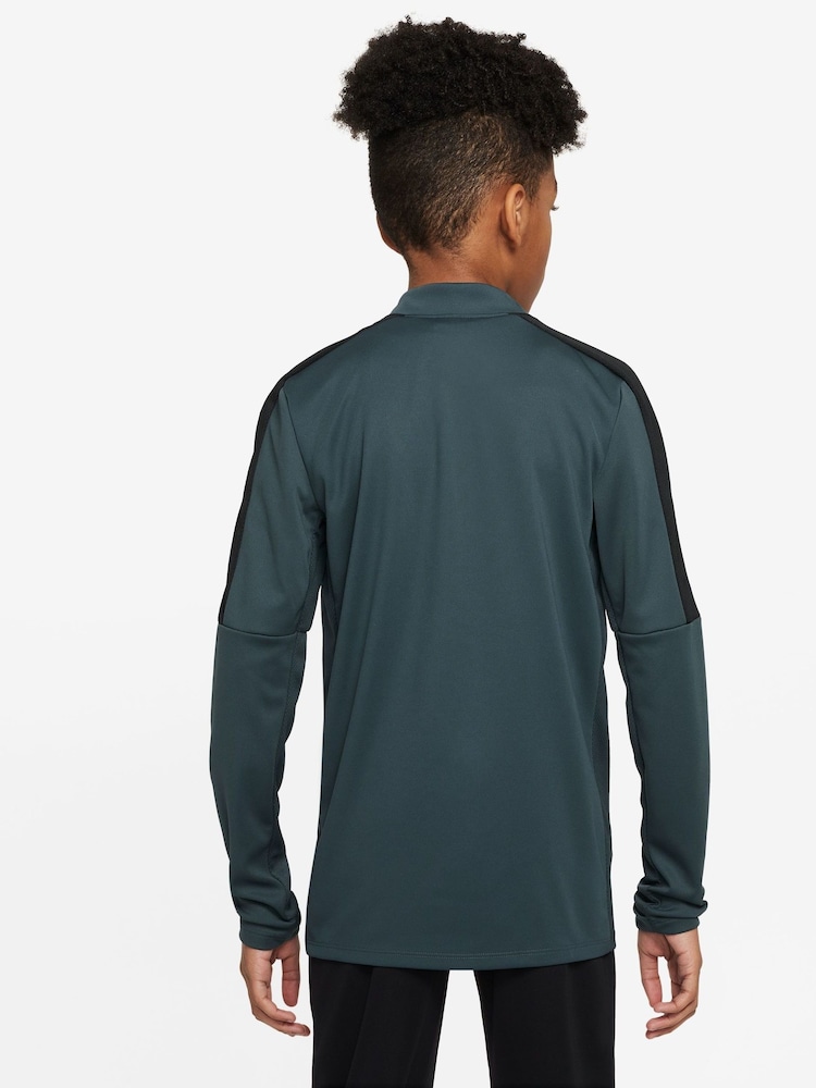 Dunkelgrün - Nike Dri-FIT Academy Trainingsoberteil mit kurzem Reißverschluss - Bild 2 von 3