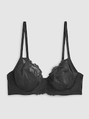 Black/White 2 Pack Floral Print Non Pad Full Cup Bra - Image 8 of 10