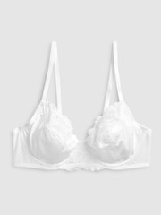 Black/White 2 Pack Floral Print Non Pad Full Cup Bra - Image 9 of 10