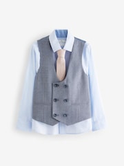 Cham Denim Blue Waistcoat Set (12mths-16yrs) - Image 1 of 5