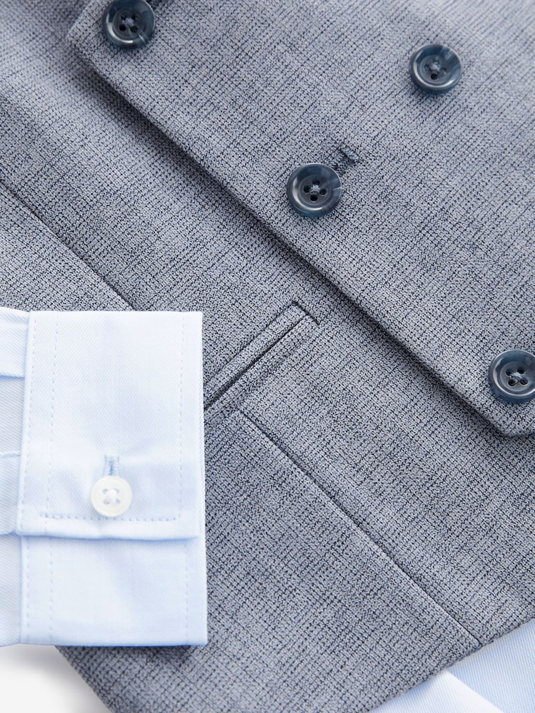 Cham Denim Blue Waistcoat Set (12mths-16yrs) - Image 5 of 5