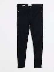 River Island Black Mid Rise Skinny Bum Sculpt Jeans - Image 6 of 8