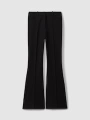 Reiss Black Gabi Petite Flared Suit Trousers - Image 2 of 8