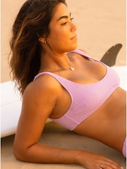 Roxy Purple Aruba Bikini Top - Image 6 of 10