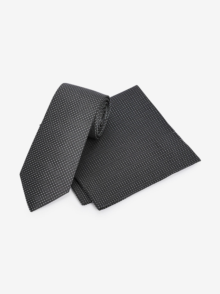BOSS Black Set Tie - Image 1 of 5
