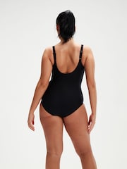 Speedo Black Brigitte Shaping 1 Piece Swimsuit - Image 2 of 6