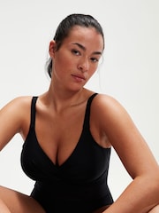 Speedo Black Brigitte Shaping 1 Piece Swimsuit - Image 4 of 6