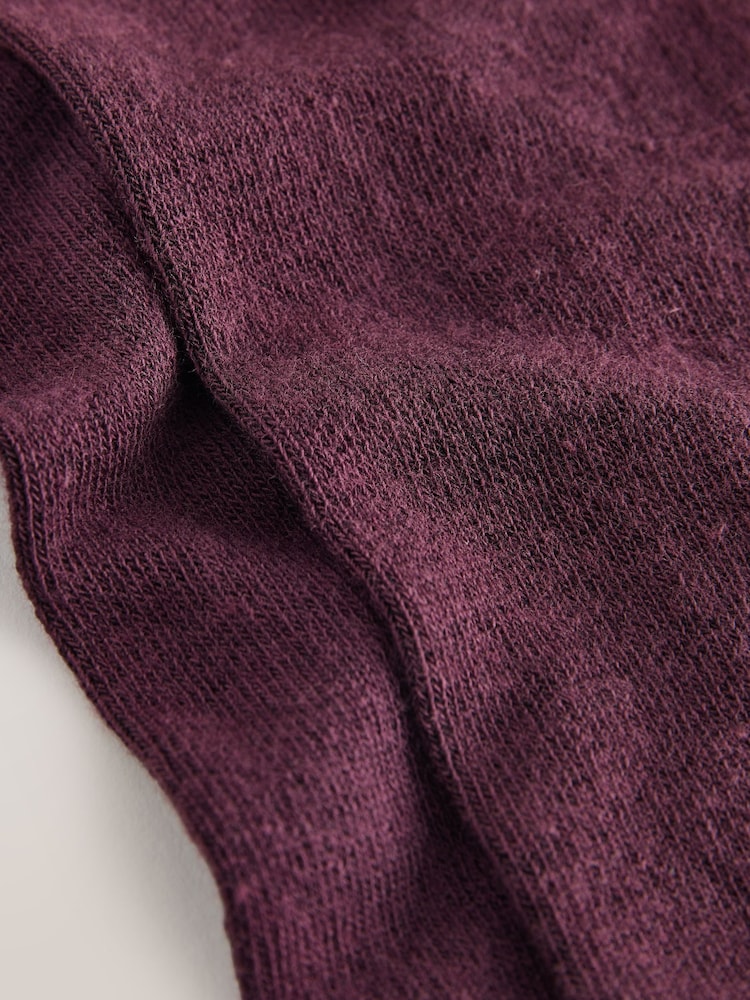 Burgundy Red Modal Blend Knee High Socks 2 Pack - Image 5 of 5 Burgundy Red Modal Blend Knee High Socks 2 Pack - Image 5 of 5