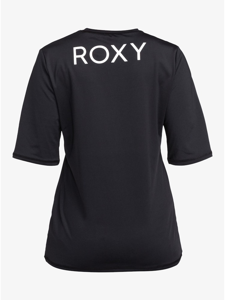 Roxy Black Wave Relaxed Fit Rash Vest - Image 11 of 11