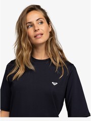 Roxy Black Wave Relaxed Fit Rash Vest - Image 9 of 11