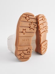 Bone White Chunky Sole Chelsea Boots - Image 3 of 6