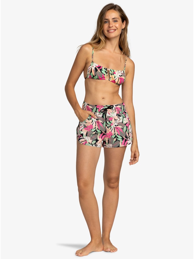 Roxy Pink Palm Print Board Shorts - Image 2 of 5