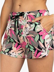 Roxy Pink Palm Print Board Shorts - Image 4 of 5