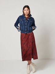 Dark Blue Fuller Bust Denim Jacket - Image 2 of 6