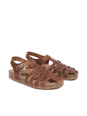 Celtic & Co. Fishermans Brown Sandals - Image 4 of 7