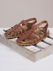 Celtic & Co. Fishermans Brown Sandals - Image 7 of 7