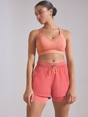 Coral Pink Active High Impact Sports Bra - Image 2 of 8