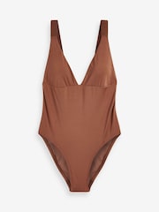 Roxy Sliky Island Brown Swimsuit - Image 7 of 8