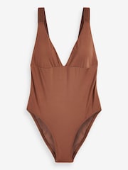 Roxy Sliky Island Brown Swimsuit - Image 8 of 8