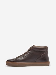 Oliver Sweeney Laxey High Top Leather Trainers - Image 2 of 6