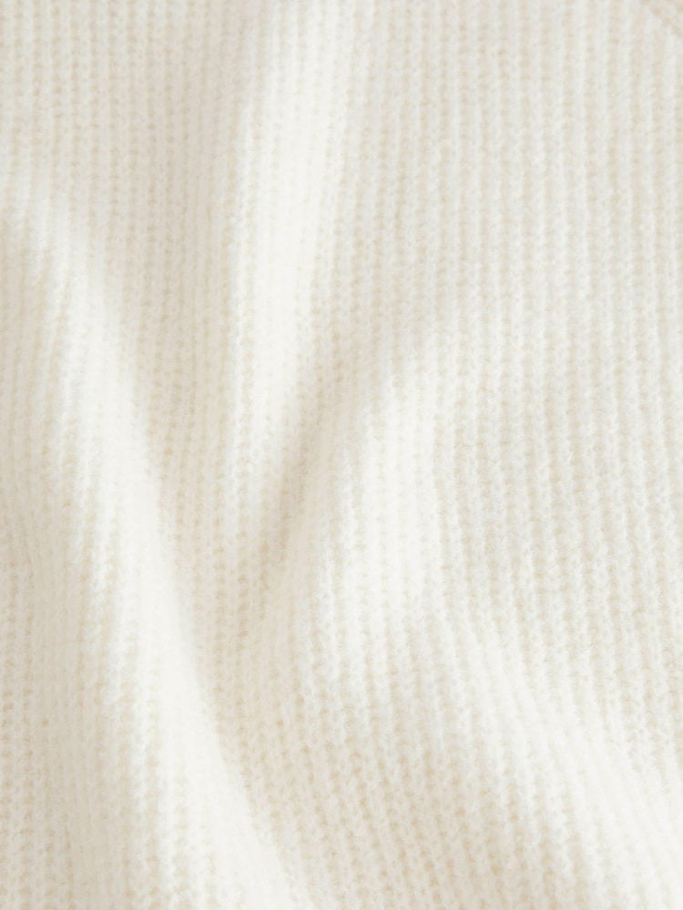 Ecru White Embellished Shirt Layered Jumper - Image 6 of 6