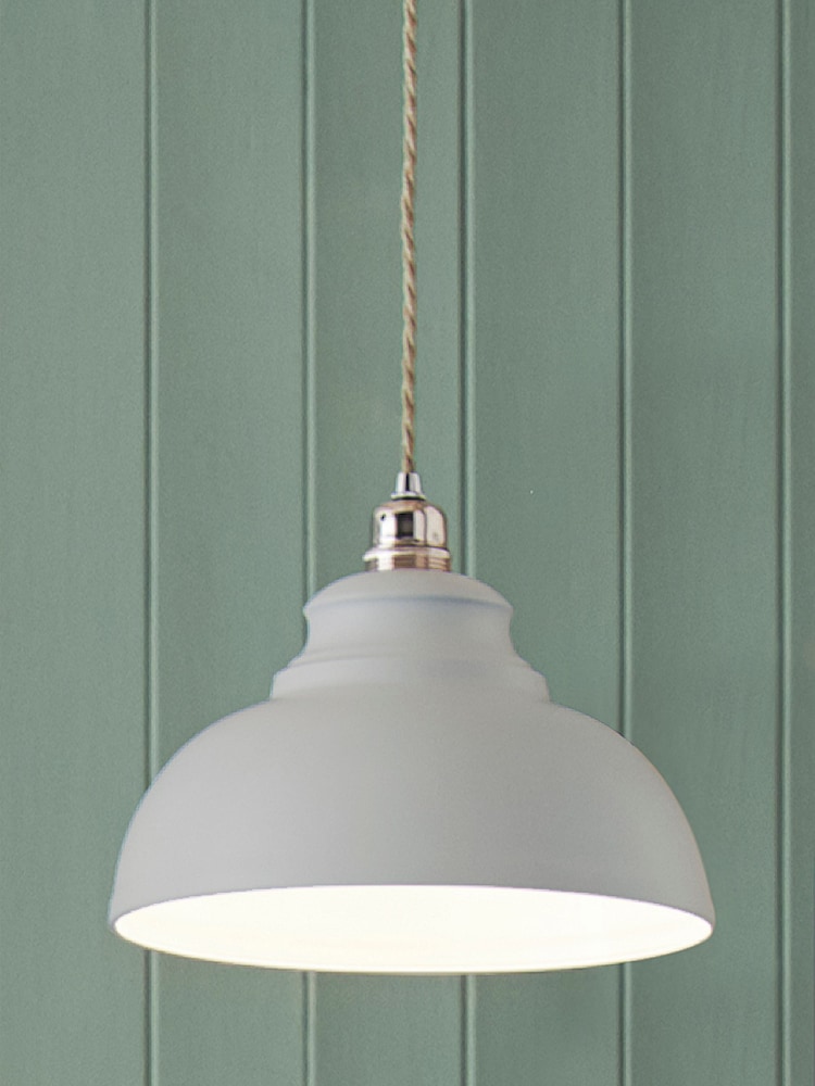 Grey Dixon Easy Fit Pendant Lamp Shade - Image 1 of 7
