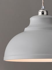 Grey Dixon Easy Fit Pendant Lamp Shade - Image 2 of 7