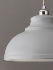 Grey Dixon Easy Fit Pendant Lamp Shade - Image 3 of 7