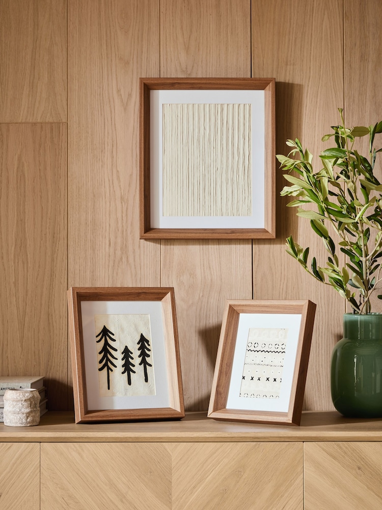 Natural Wood Effect Aspen Photo Frame - Image 1 of 5