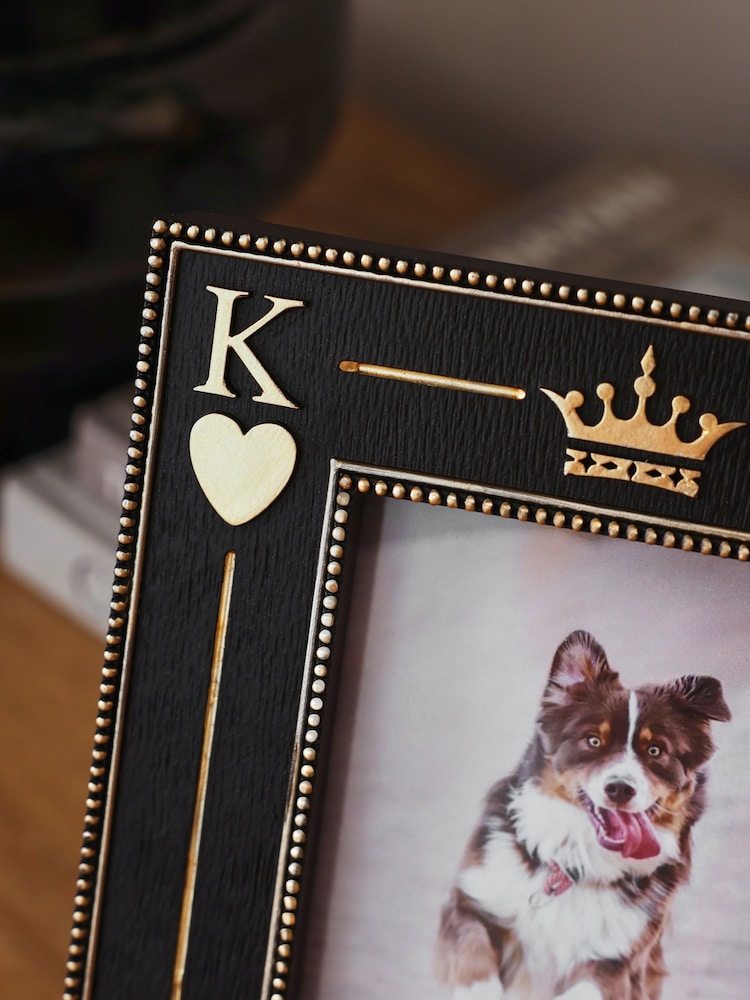 Black King Playing Card Photo Frame - Image 2 of 5