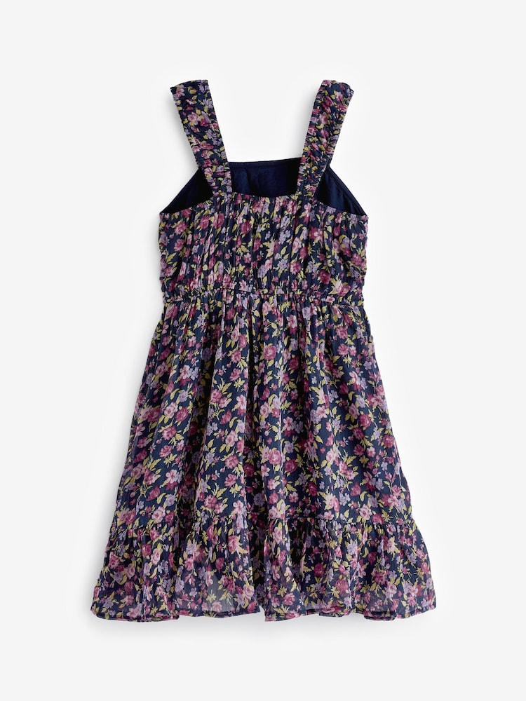 Abercrombie & Fitch Chiffon Floaty Black Dress - Image 2 of 3 Abercrombie & Fitch Chiffon Floaty Black Dress - Image 2 of 3