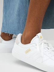 adidas White VL Court 3.0 Trainers - Image 3 of 12