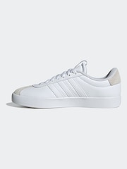 adidas White VL Court 3.0 Trainers - Image 6 of 12