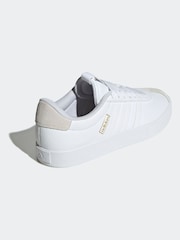 adidas White VL Court 3.0 Trainers - Image 7 of 12