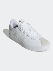 adidas White VL Court 3.0 Trainers - Image 8 of 12