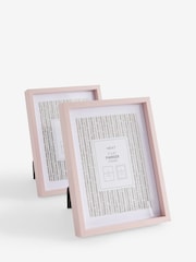 Set of 2 Pink Parker Photo Frames - Image 3 of 6